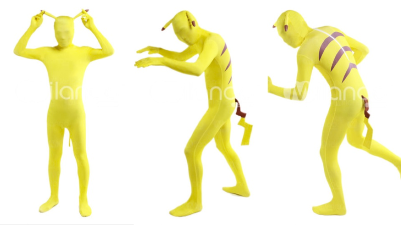 Illustration for article titled These Pikachu and Mario Skin Suits Cover You From Head to Toe